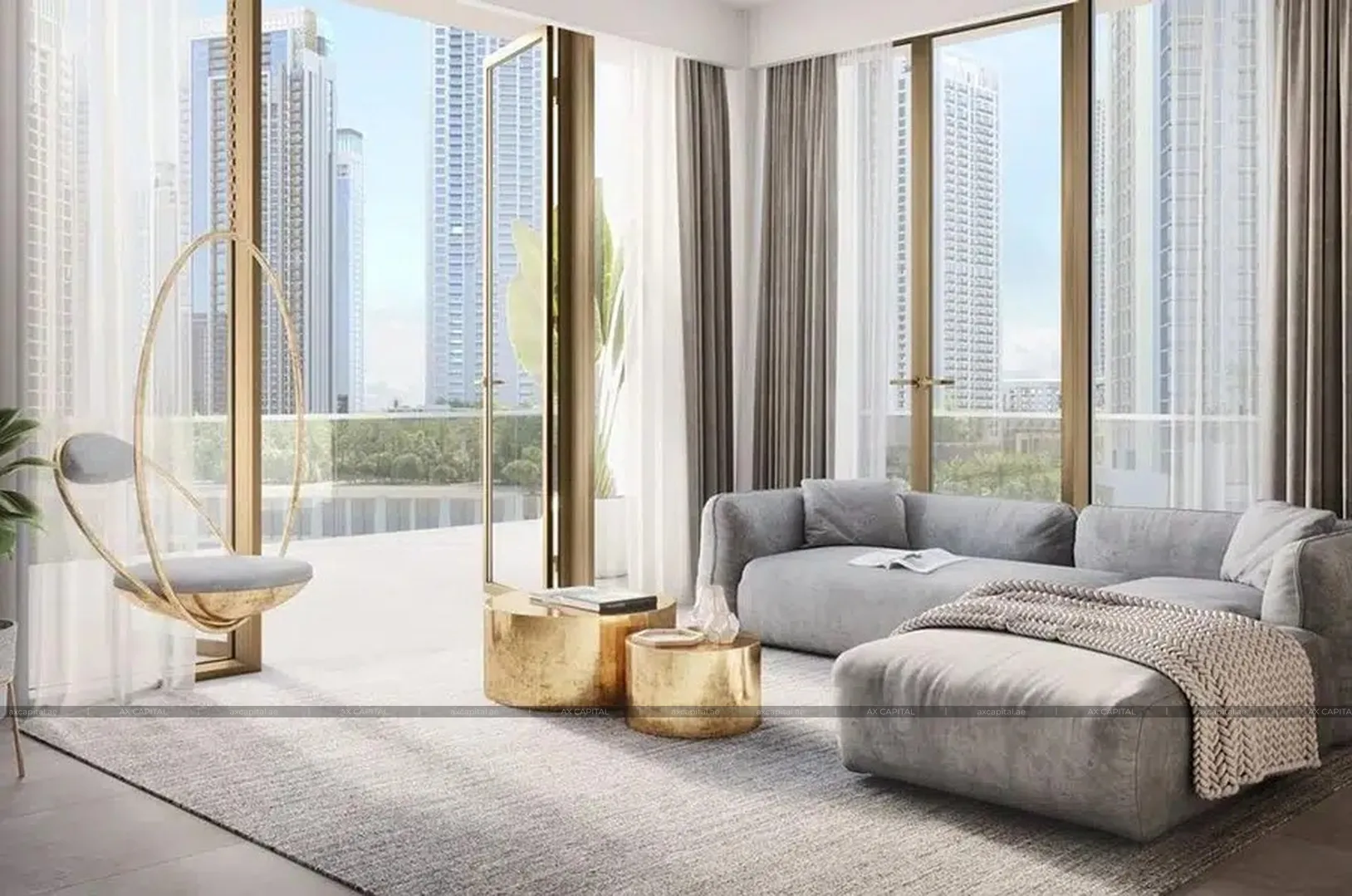 Apartment mit 1 Schlafzimmer in Lotus at Creek Beach, Dubai, VAE (axc-3986456-r1) 2