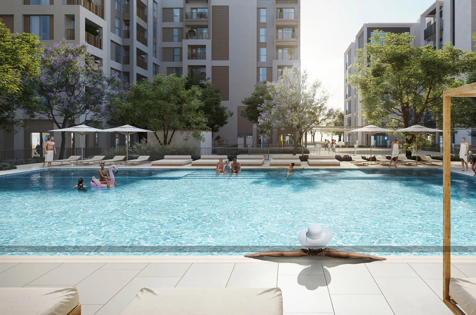 Apartment mit 1 Schlafzimmer in Cedar at Creek Beach Building 4, Dubai, VAE (axc-3993857) 3