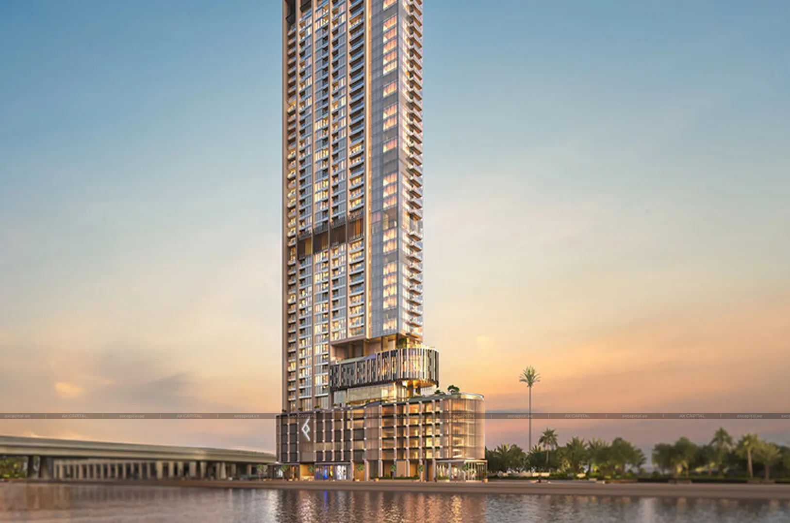شقة عدد غرف النوم فيها: 1، في One River Point by Ellington, دبي, الإمارات العربية المتحدة (axc-3989980) 1