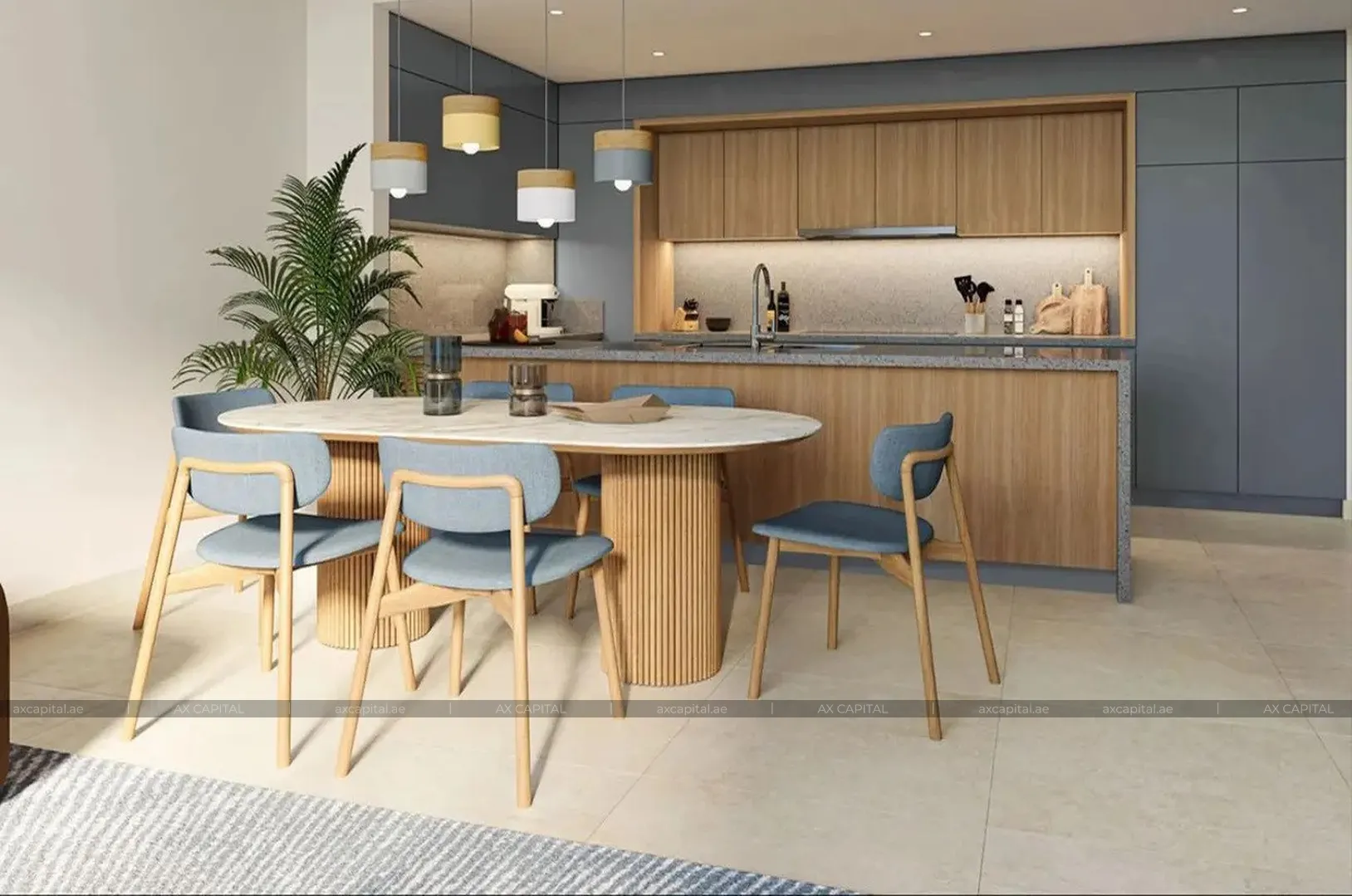 شقة عدد غرف النوم فيها: 3، في Design Quarter Tower A, دبي, الإمارات العربية المتحدة (axc-3988325) 3