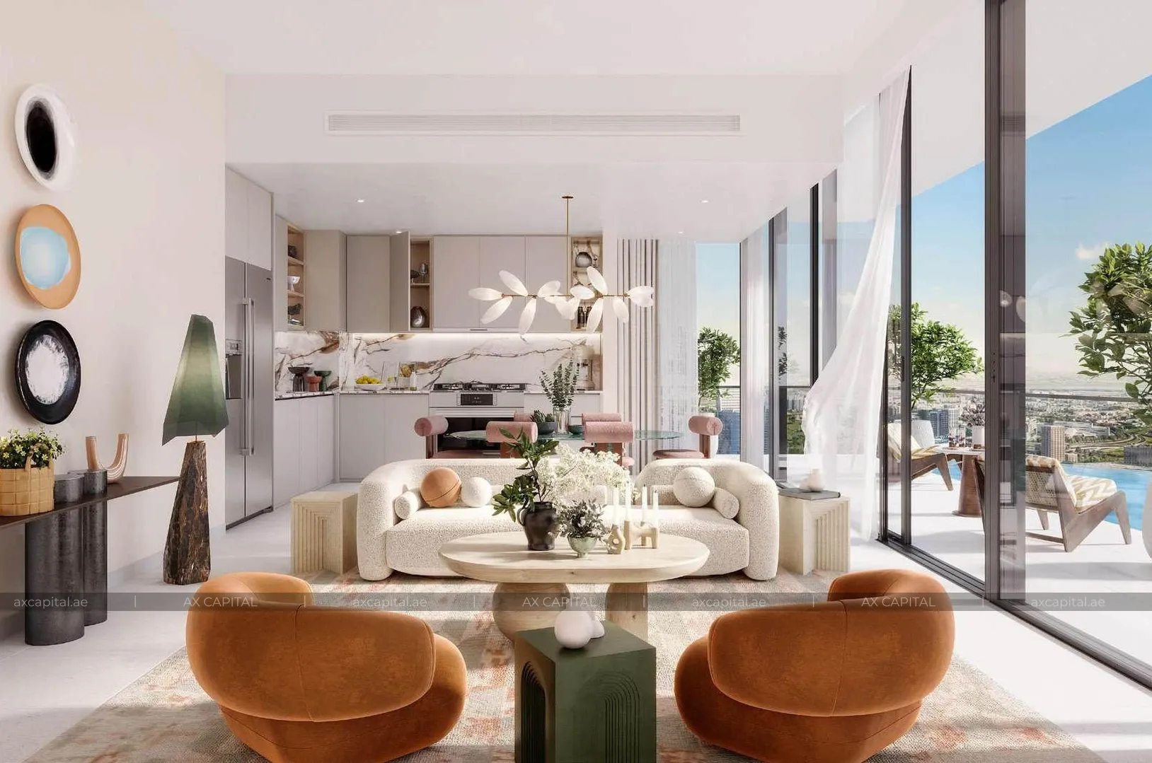 Appartement avec 1 chambre à Creek Waters, Dubai, EAU (axc-3988096) 3