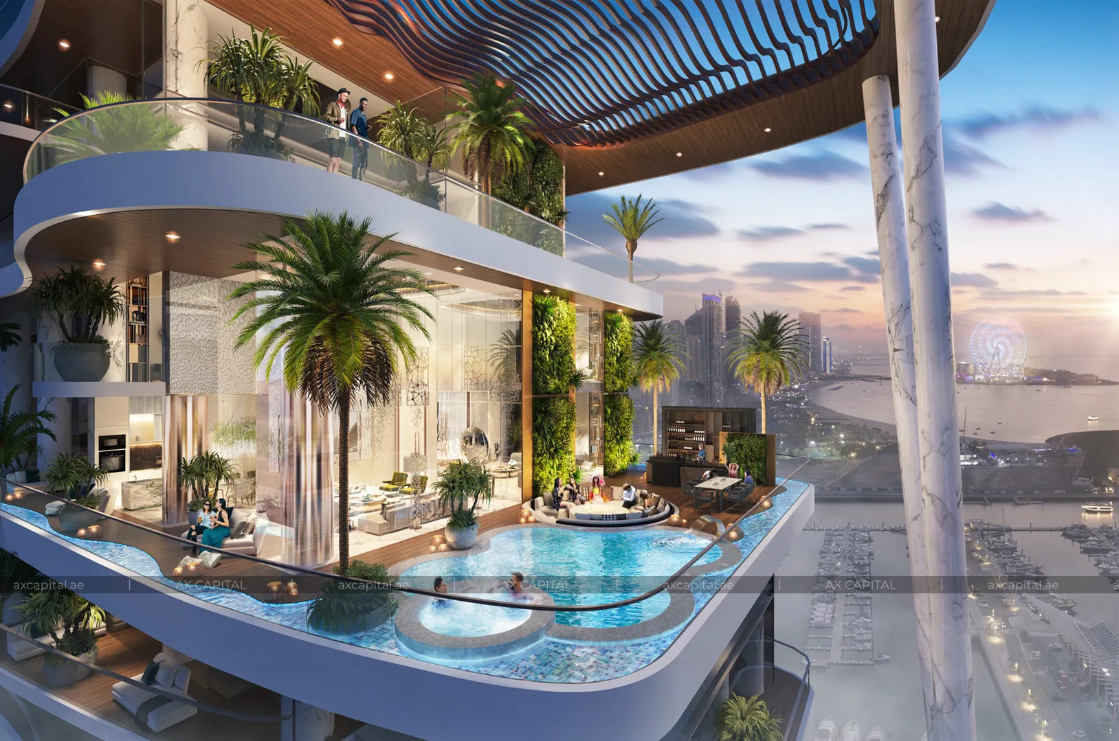 Apartment with 1 bedroom in Damac Bay 2, Dubai, UAE (axc-3990651) 2