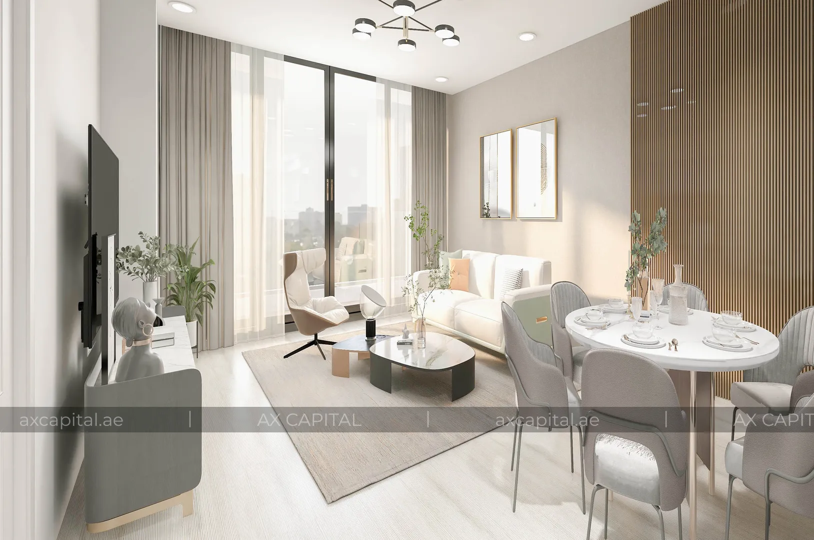 شقة عدد غرف النوم فيها: 1، في 7 Park Central, دبي, الإمارات العربية المتحدة (axc-3995304) 2