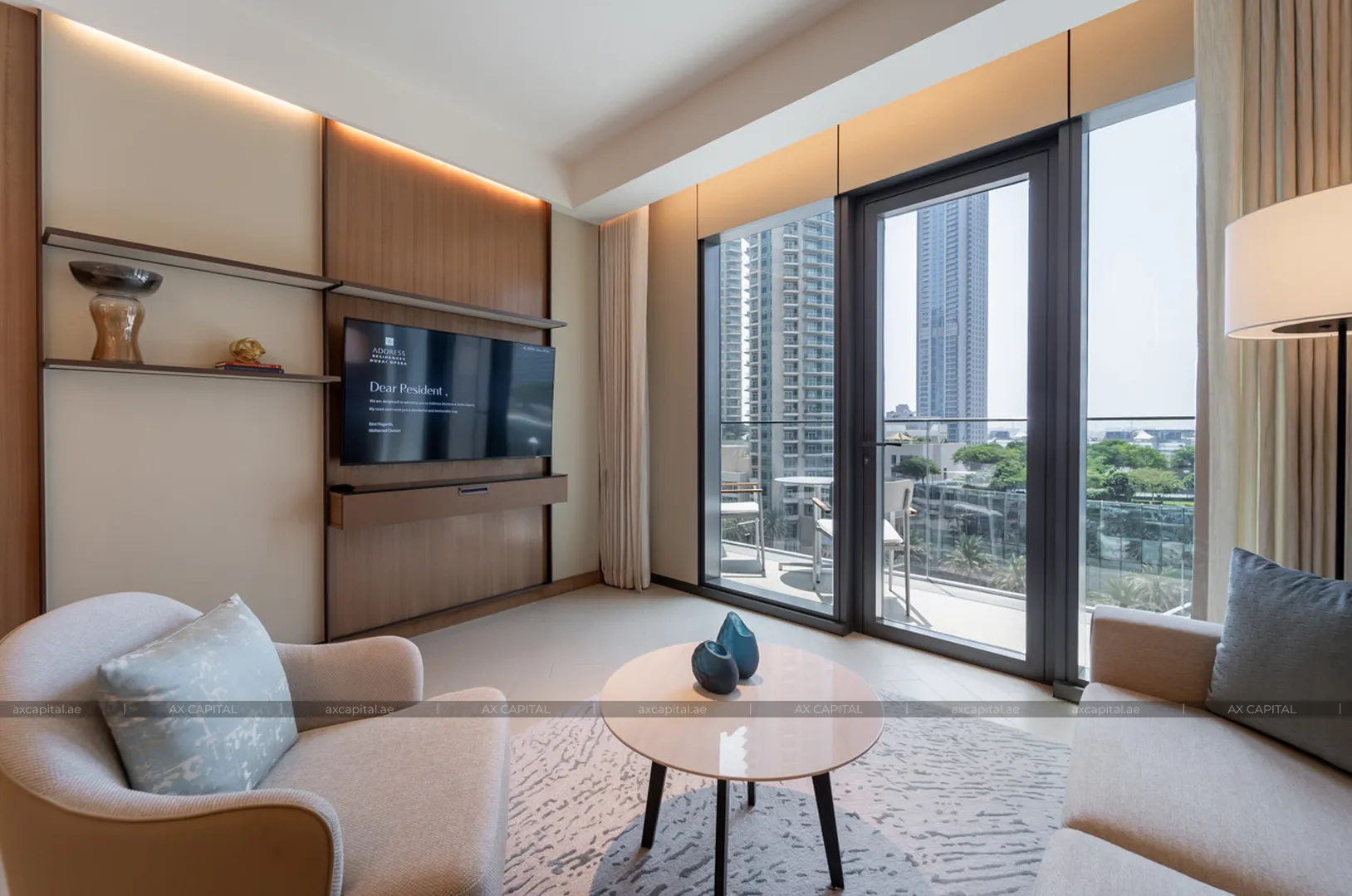 Apartament cu 1 dormitor în The Address Residences Dubai Opera Tower 2, Dubai, Emiratele Arabe Unite (axc-3994098) 1