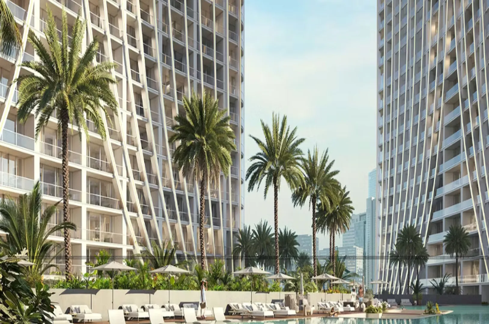 Apartment studio in Binghatti Skyrise Tower C, Dubai, UAE (axc-3996256) 2