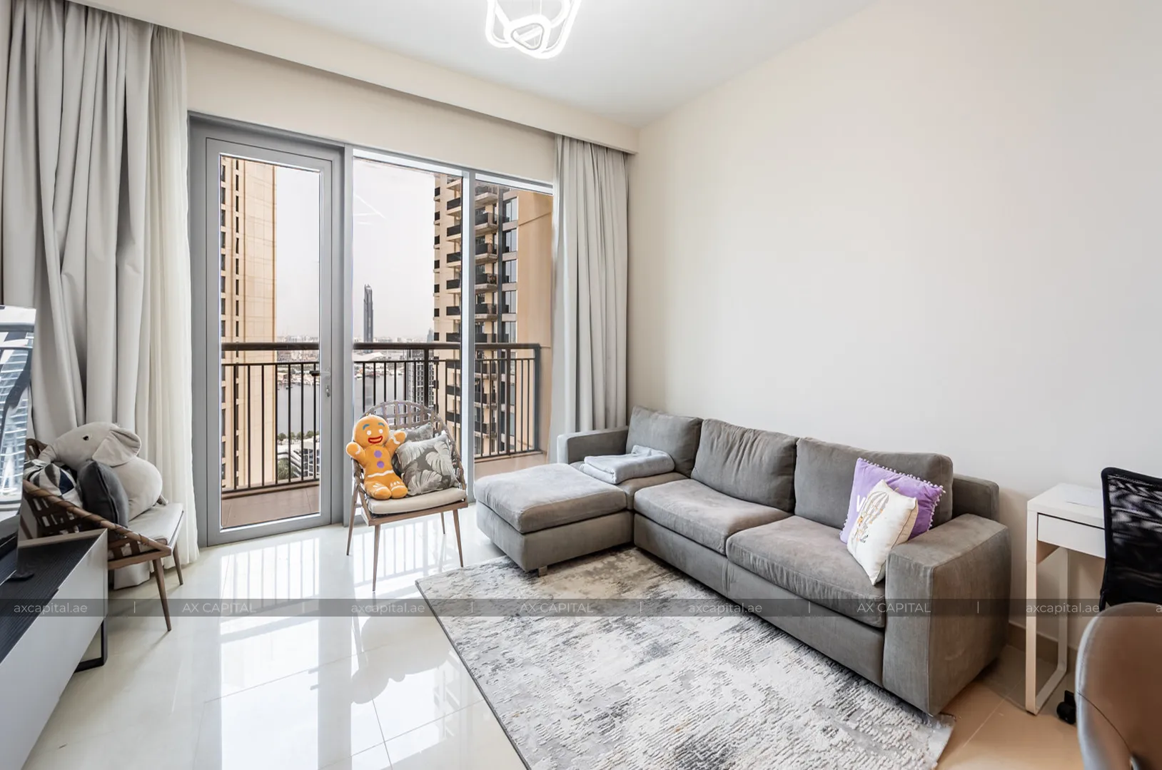 Квартира с 1 спальней в Harbour Views 2, Дубай, ОАЭ (axc-3975467) 3