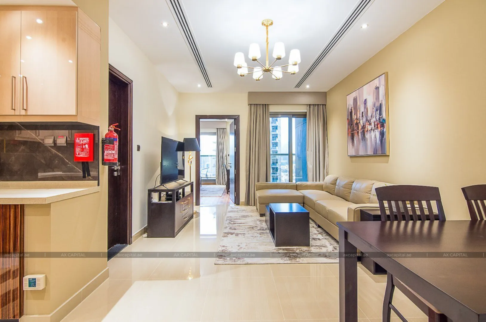 شقة عدد غرف النوم فيها: 1، في Elite Downtown Residence 1, دبي, الإمارات العربية المتحدة (axc-3990564) 3