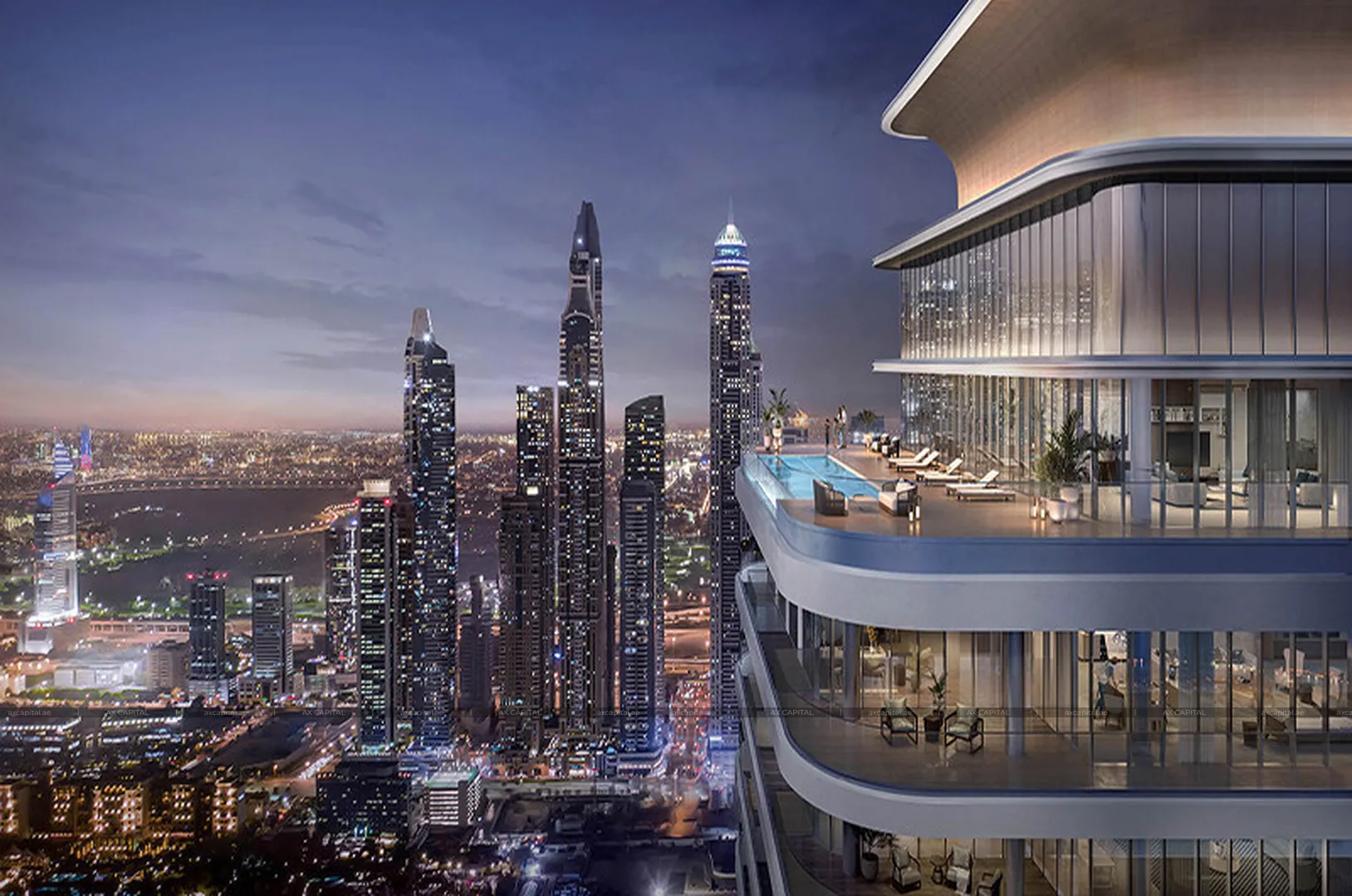 Appartement avec 3 chambres à Seapoint Tower 1, Dubai, EAU (axc-3994488) 1