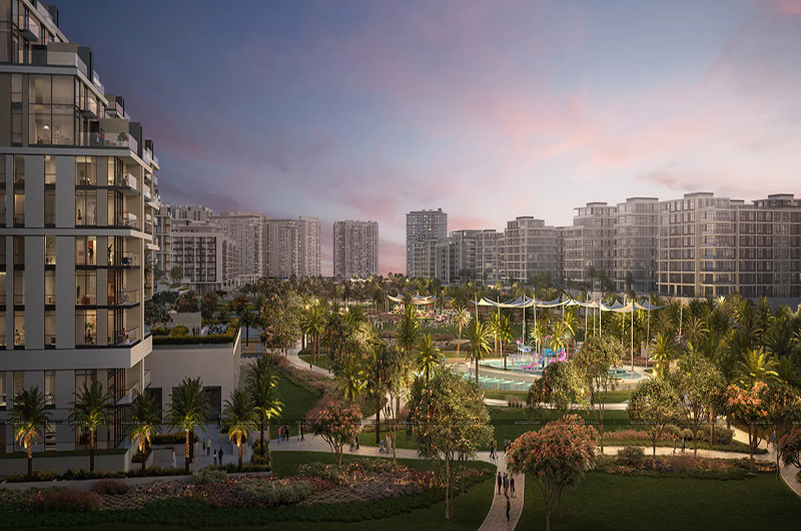 Apartment with 1 bedroom in Parkside Views, Dubai, UAE (axc-3989260) 1