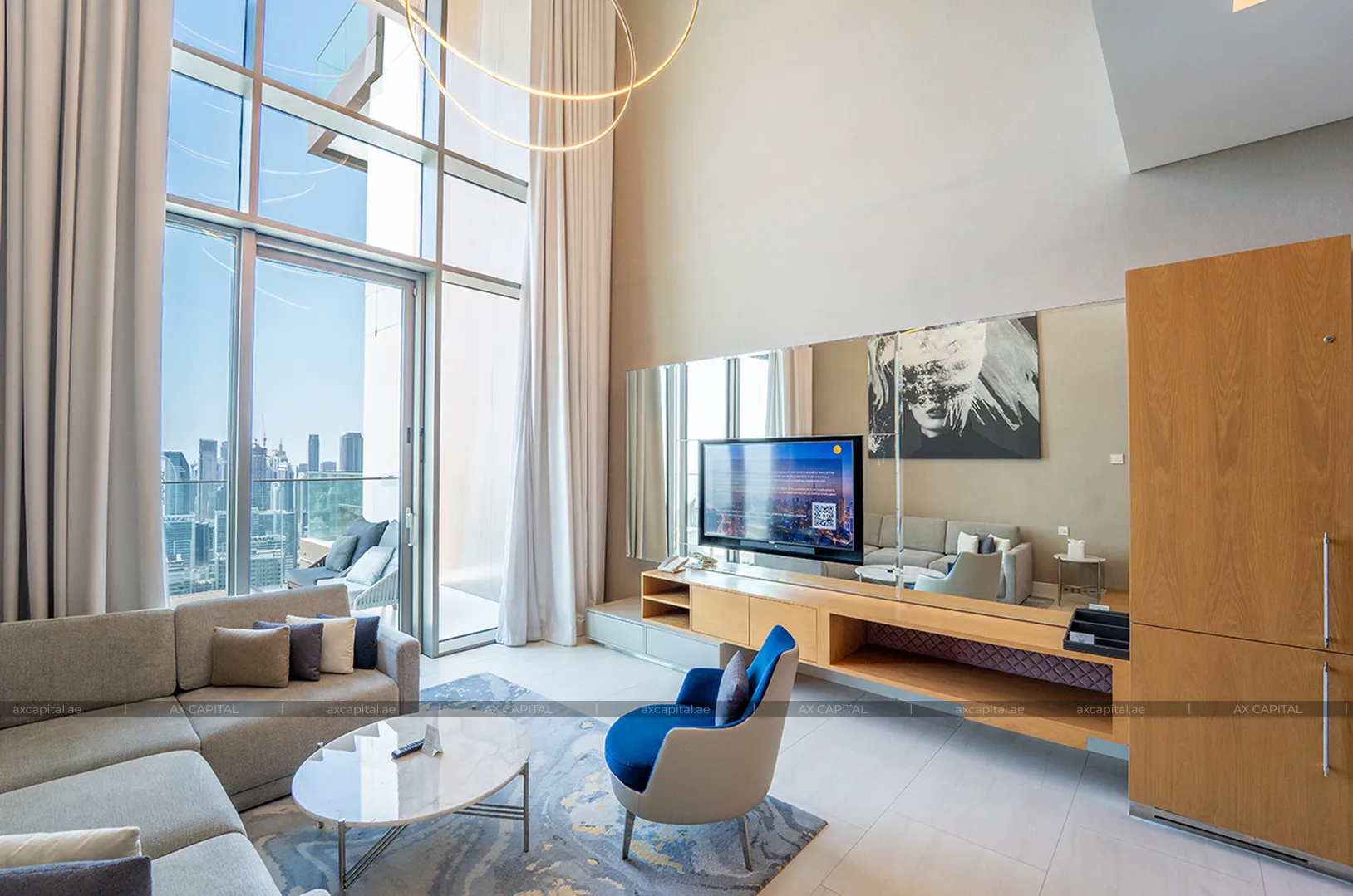 Apartment mit 1 Schlafzimmer in SLS Dubai Hotel and Residences, Dubai, VAE (axc-3990550) 2