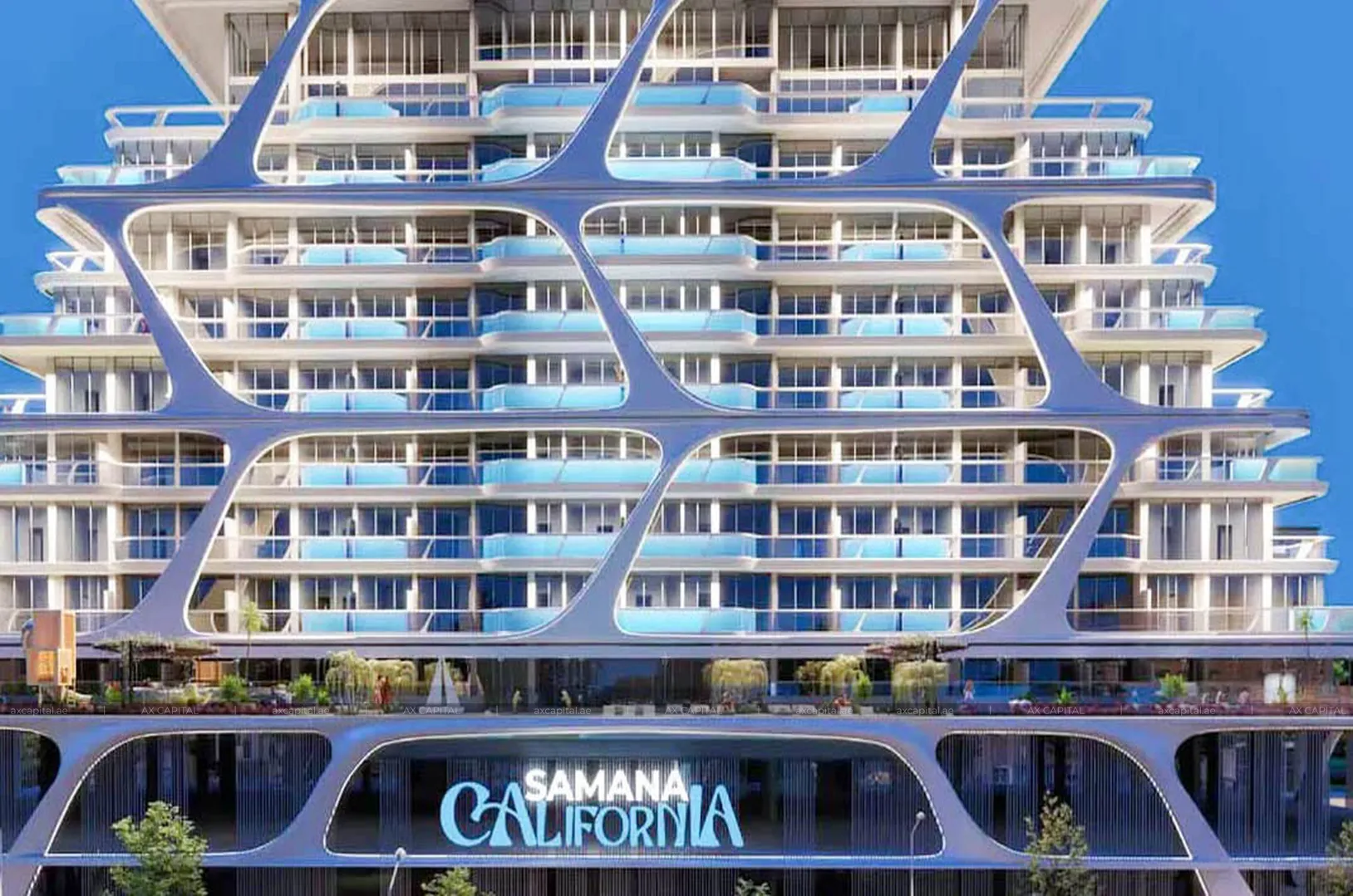 Apartment mit 2 Schlafzimmern in Samana California 2, Dubai, VAE (axc-3988266) 1