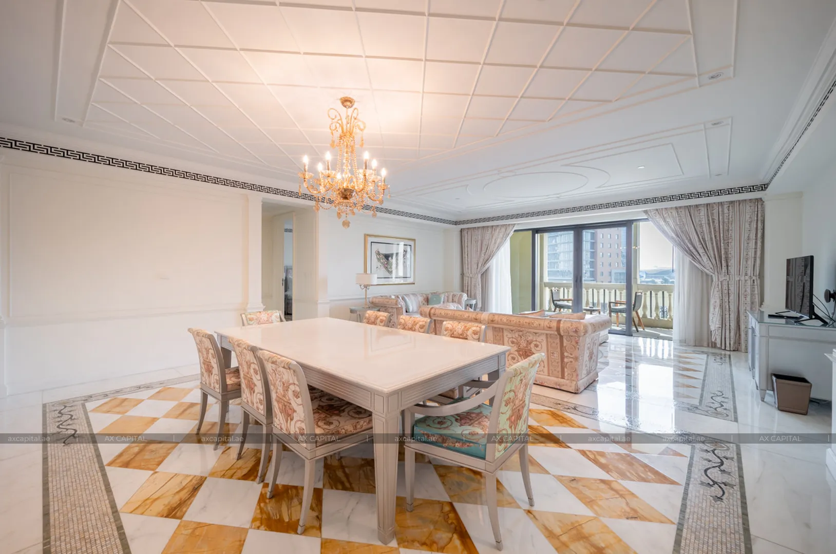 Apartament cu 2 dormitoare în Palazzo Versace, Dubai, Emiratele Arabe Unite (axc-3984173) 2