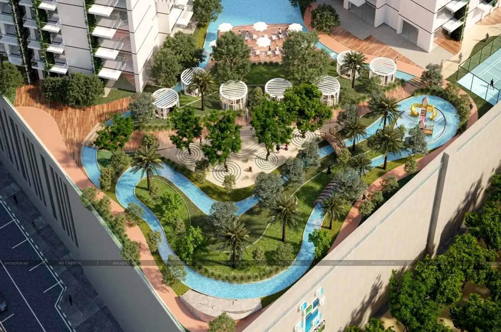 Apartamento con 2 dormitorios en Maimoon Gardens Tower A, Dubai, EAU (axc-3990549) 1