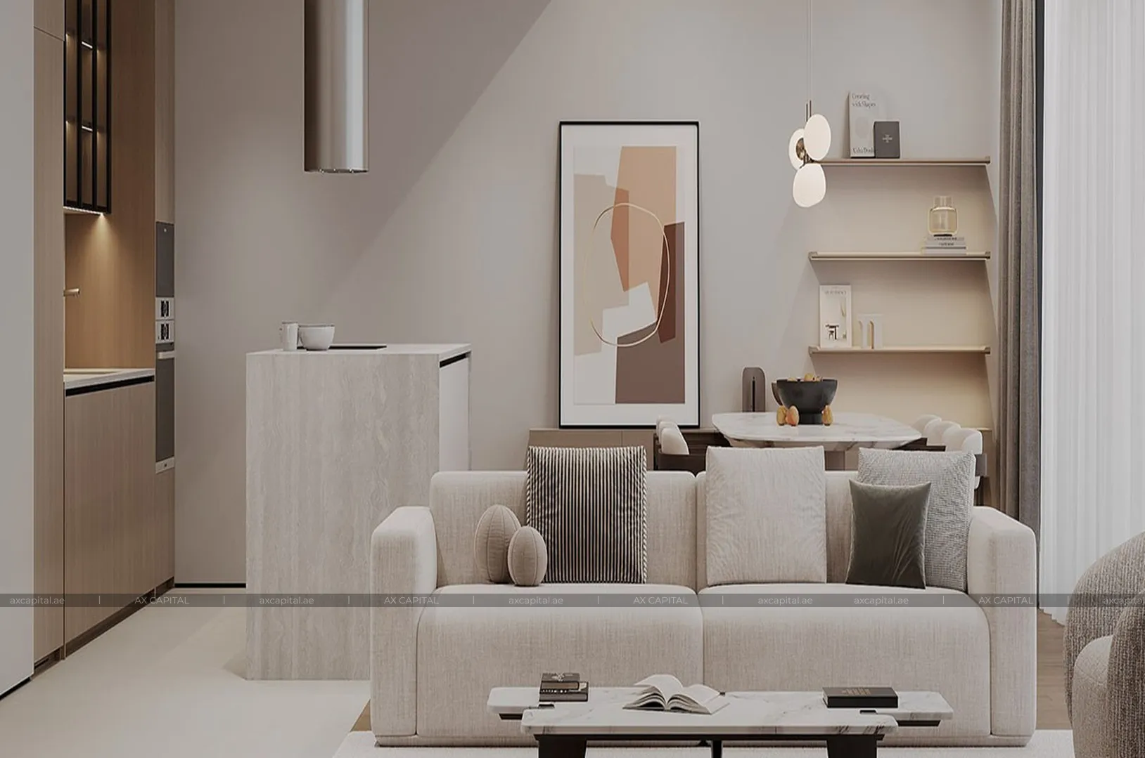 Apartament cu 2 dormitoare în Apartment Building 8, Dubai, Emiratele Arabe Unite (axc-3990641) 3