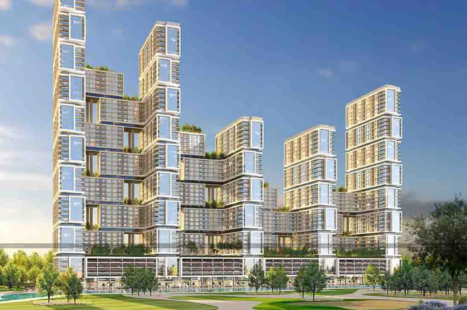 Apartment mit 1 Schlafzimmer in Sobha One Tower B, Dubai, VAE (axc-3987534) 1