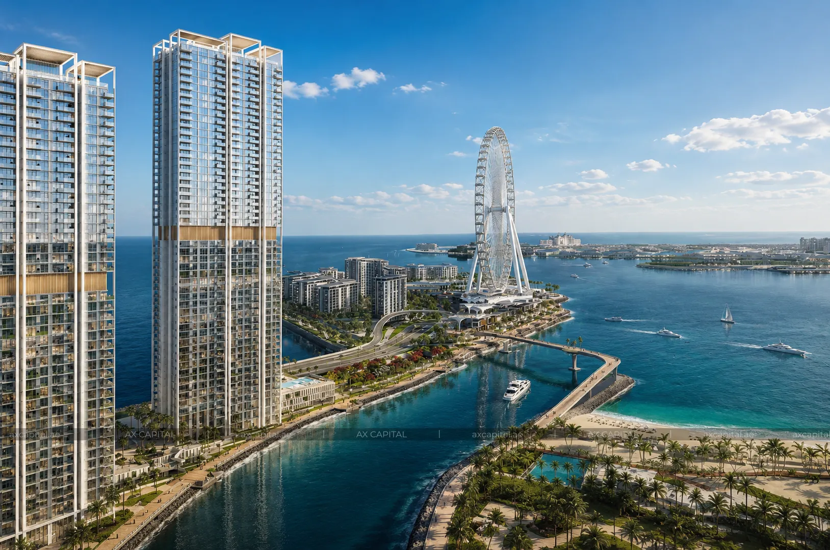 شقة عدد غرف النوم فيها: 1، في Bluewaters Bay Building 1, دبي, الإمارات العربية المتحدة (axc-3996382-r1) 1