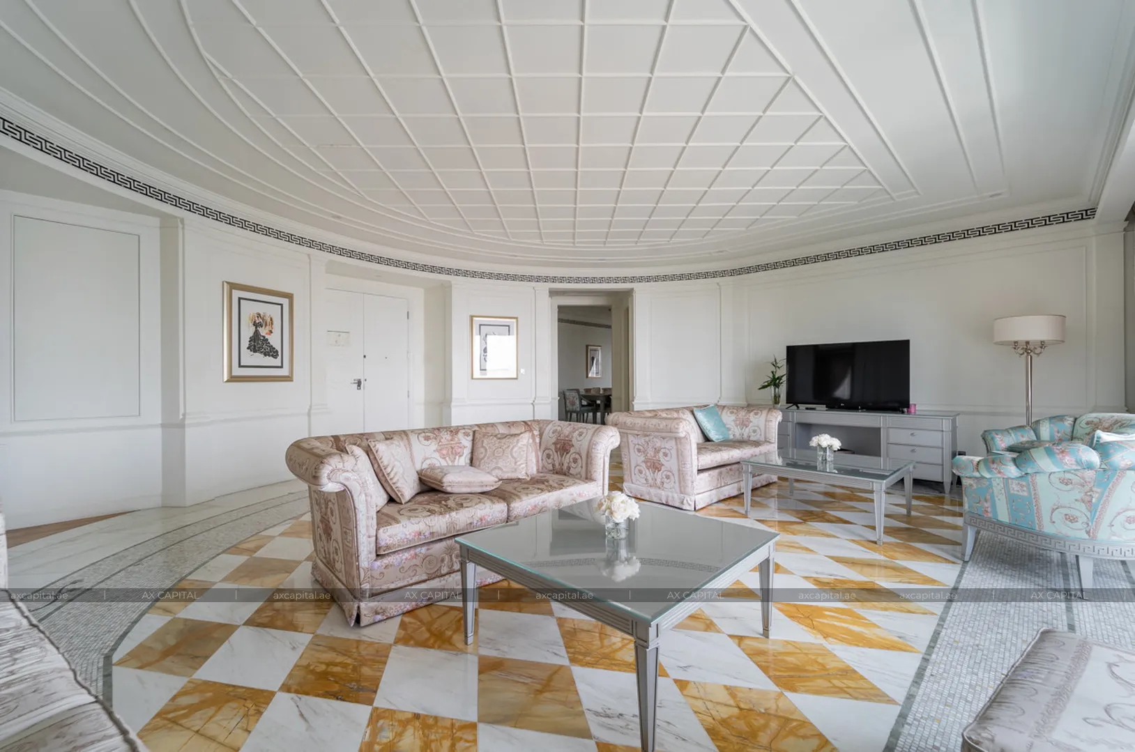 شقة عدد غرف النوم فيها: 3، في Palazzo Versace, دبي, الإمارات العربية المتحدة (axc-3994547) 2