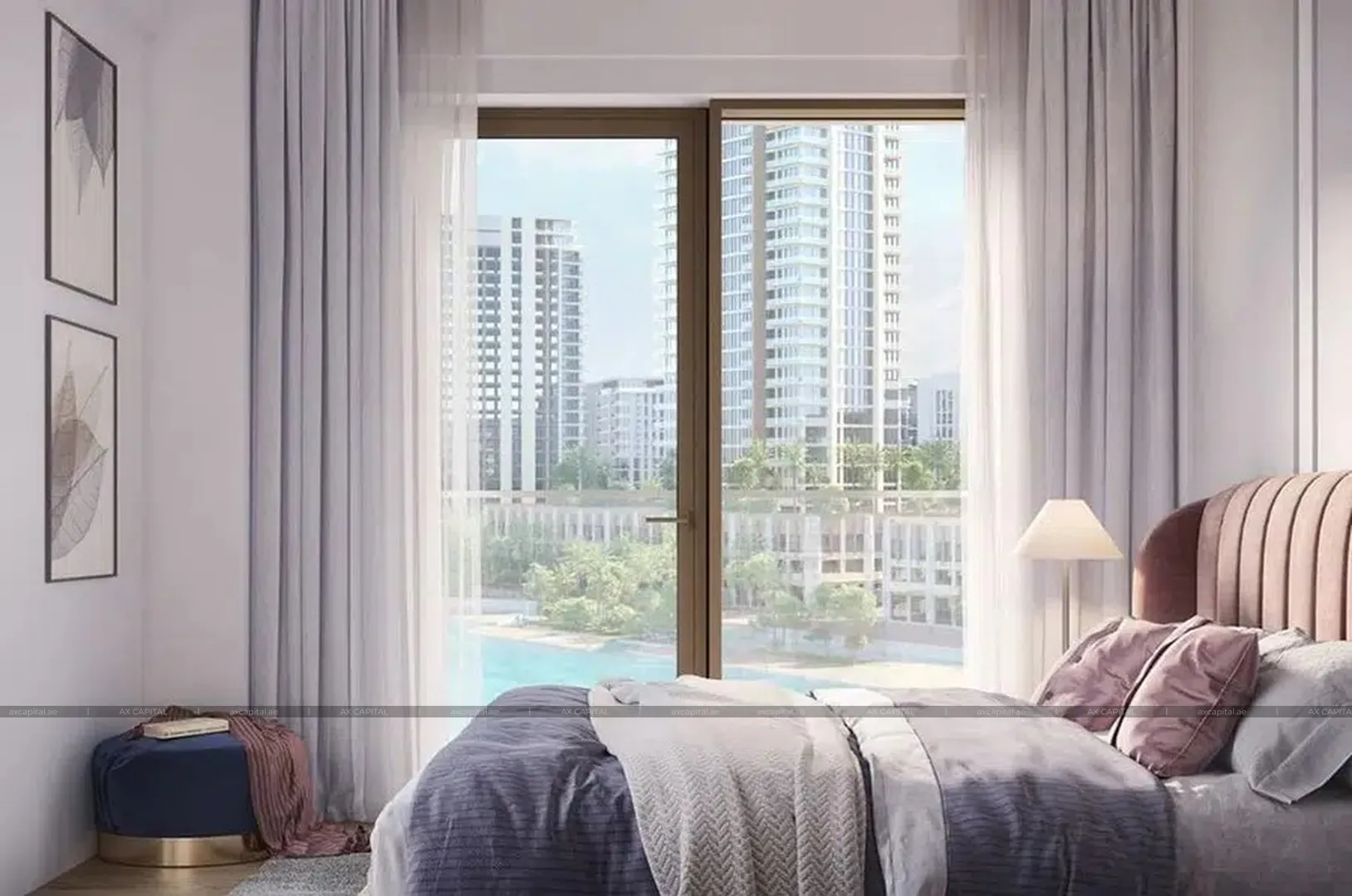 Apartment mit 1 Schlafzimmer in Lotus at Creek Beach, Dubai, VAE (axc-3986456-r1) 3