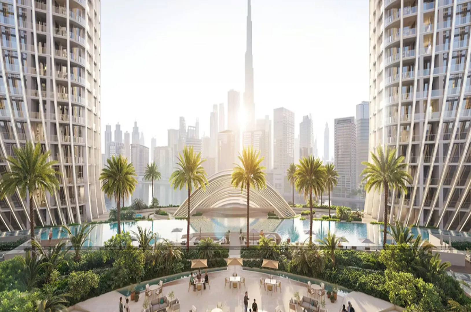 Apartment studio in Binghatti Skyrise Tower C, Dubai, UAE (axc-3996256) 1