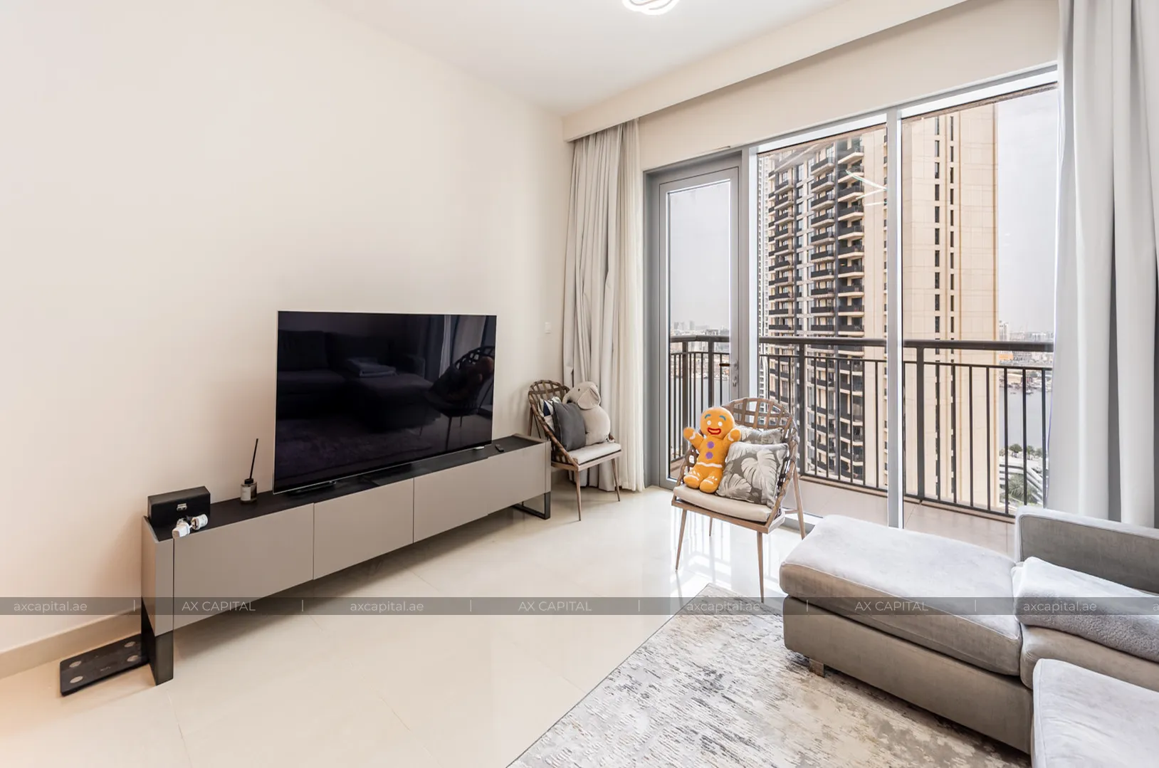 Квартира с 1 спальней в Harbour Views 2, Дубай, ОАЭ (axc-3975467) 3