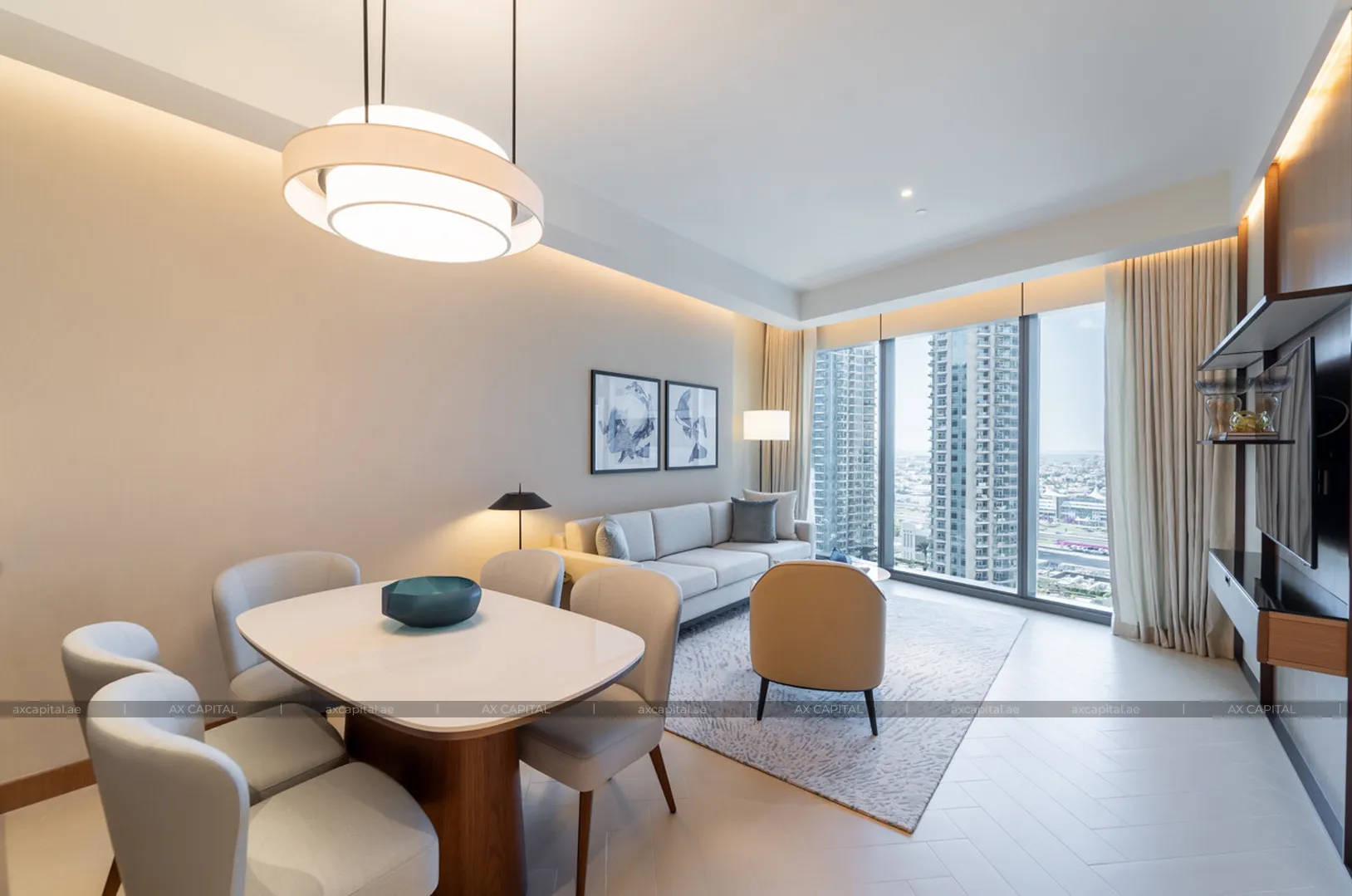 Apartament cu 2 dormitoare în The Address Residences Dubai Opera Tower 1, Dubai, Emiratele Arabe Unite (axc-3977830) 2