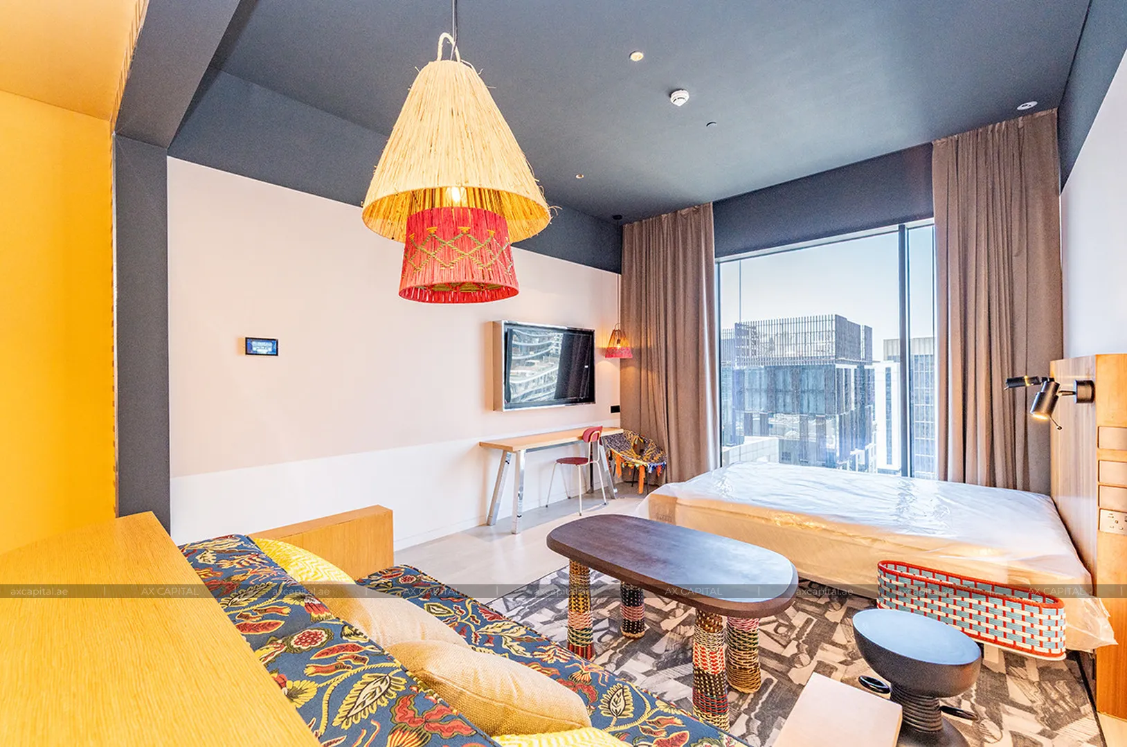 شقة استوديو في Mama Shelter Residences, دبي, الإمارات العربية المتحدة (axc-3995288) 1