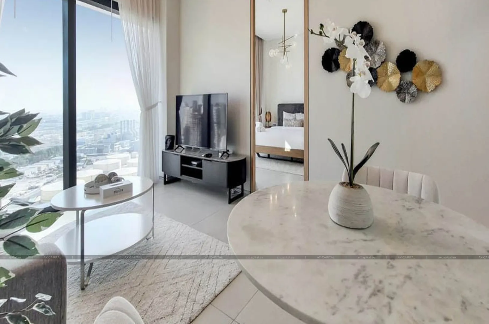 Apartamento con 1 dormitorio en Jumeirah Gate Tower 1, Dubai, EAU (axc-3993619) 1