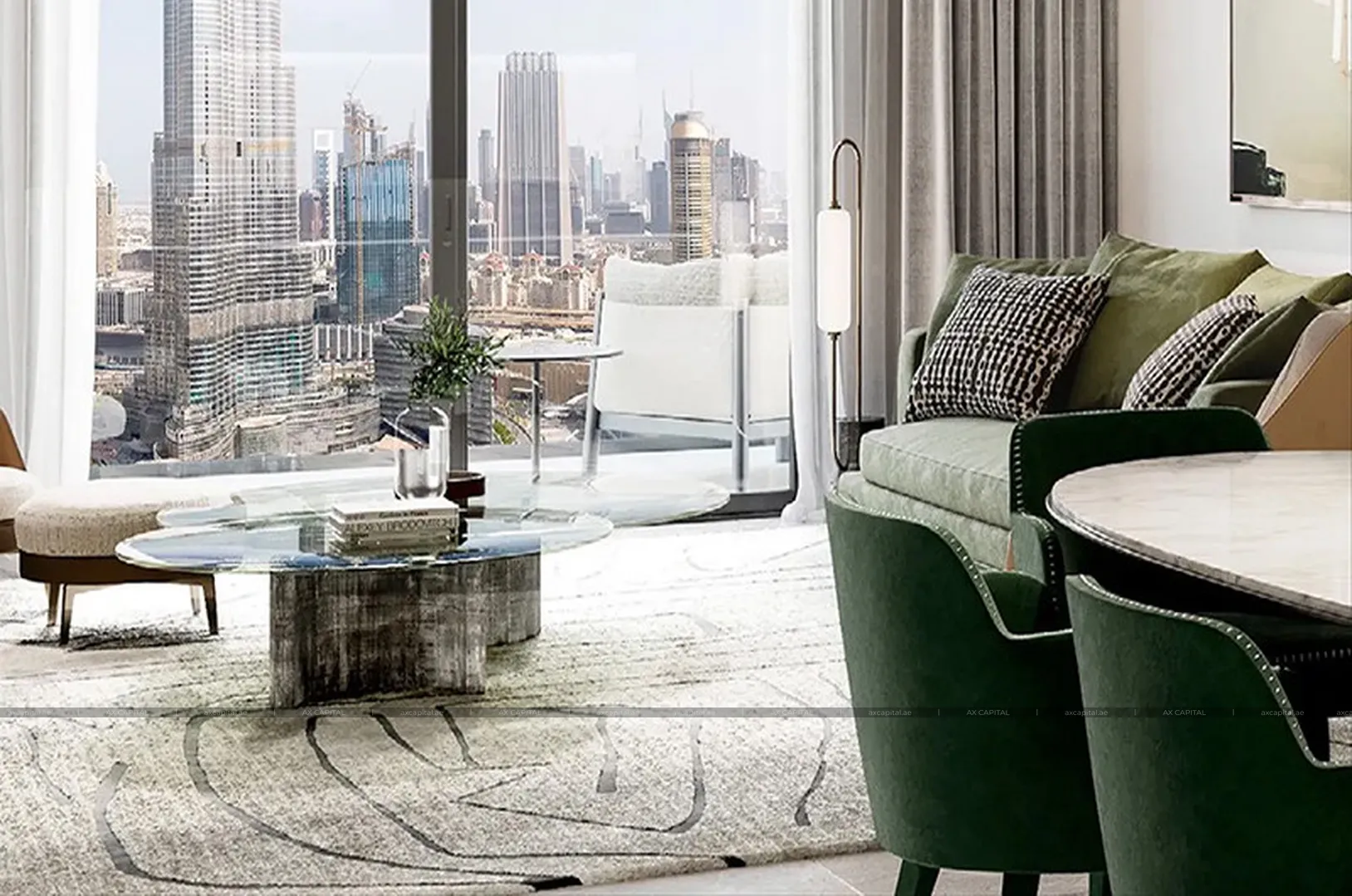 Penthouse cu 4 dormitoare în The St. Regis Residences Tower 1, Dubai, Emiratele Arabe Unite (axc-3971620) 3