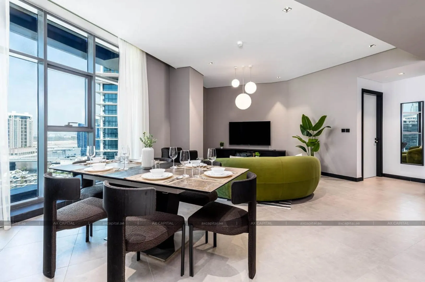 Apartment mit 2 Schlafzimmern in 15 Northside - Tower 1, Dubai, VAE (axc-3986663-r1) 1