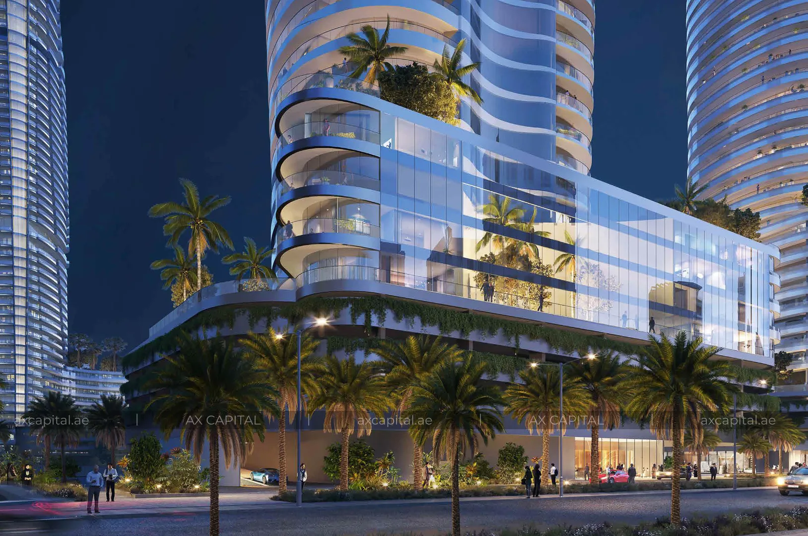 Apartamento con 1 dormitorio en Canal Crown 2, Dubai, EAU (axc-3988840-r1) 2