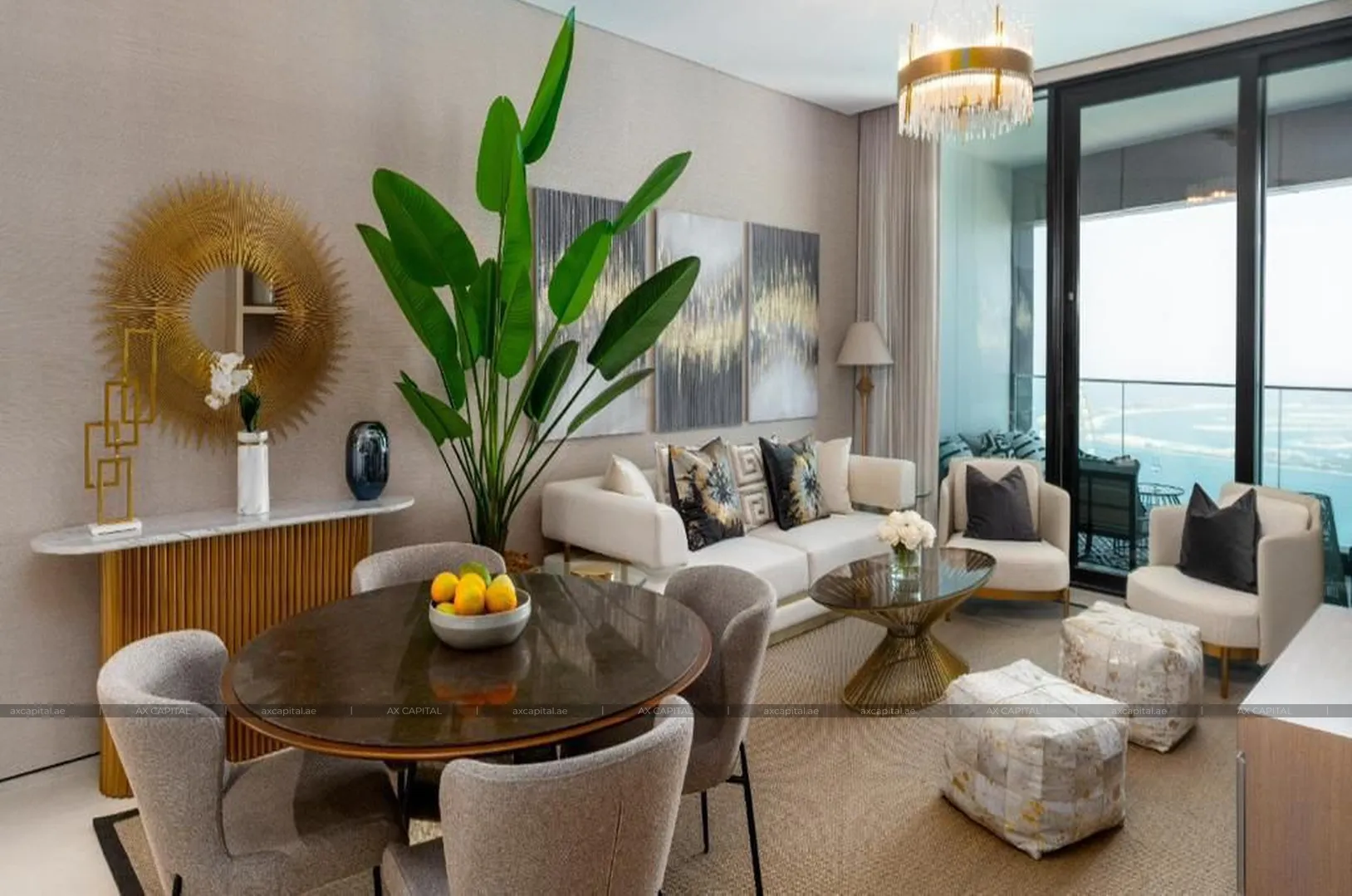 Квартира с 2 спальнями в Jumeirah Gate Tower 1, Дубай, ОАЭ (axc-3995963) 1