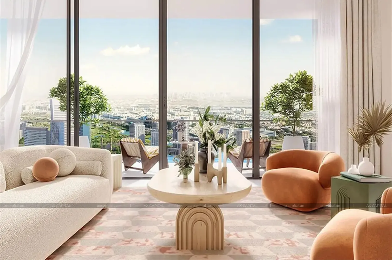 Appartement avec 2 chambres à Creek Waters, Dubai, EAU (axc-3991122) 1