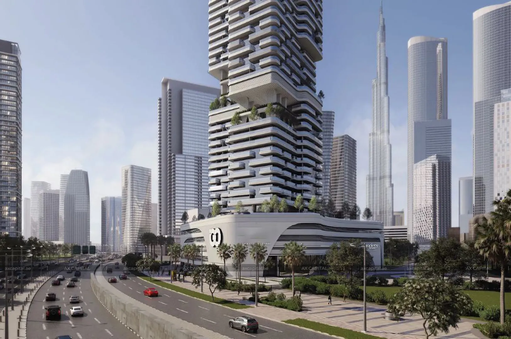 شقة عدد غرف النوم فيها: 1، في Society House, دبي, الإمارات العربية المتحدة (axc-3991481) 2