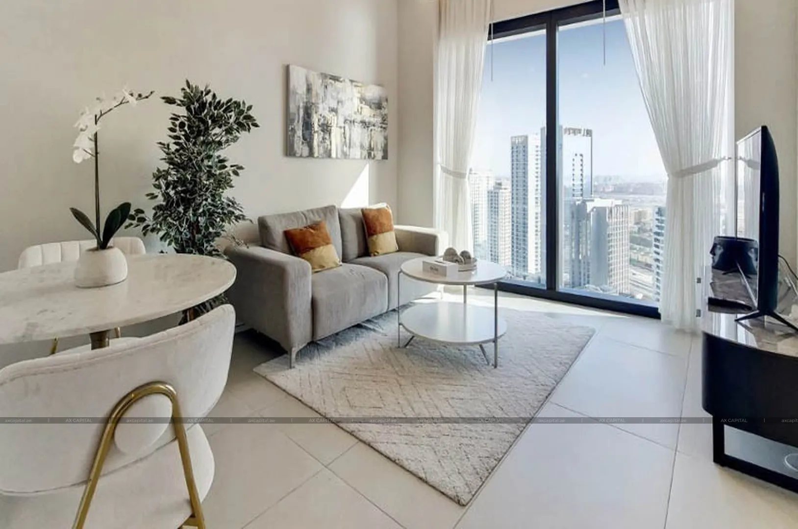 شقة عدد غرف النوم فيها: 1، في Jumeirah Gate Tower 1, دبي, الإمارات العربية المتحدة (axc-3993619) 2
