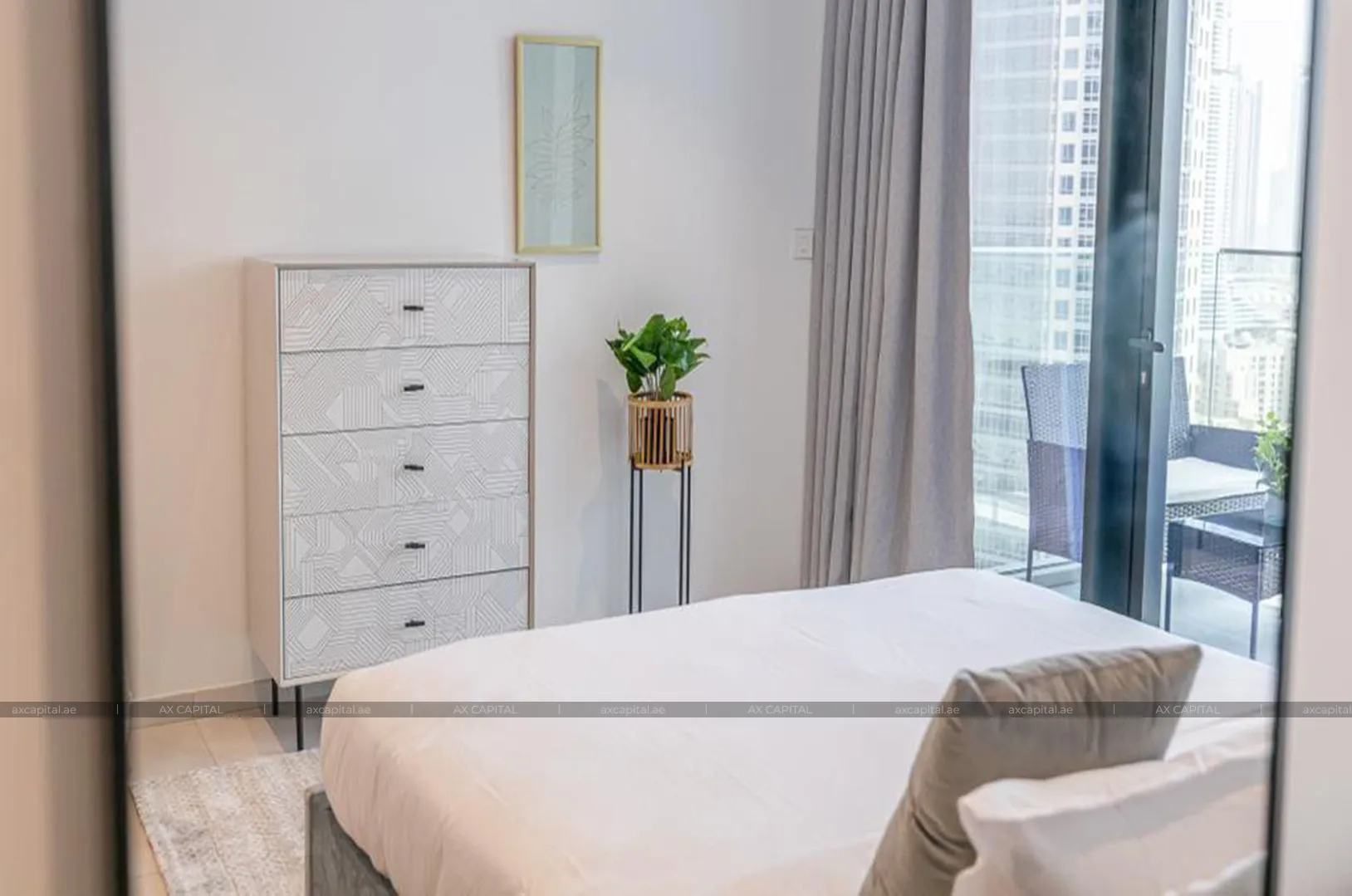 Apartamento con 2 dormitorios en Marquise Square Tower, Dubai, EAU (axc-3991132) 1