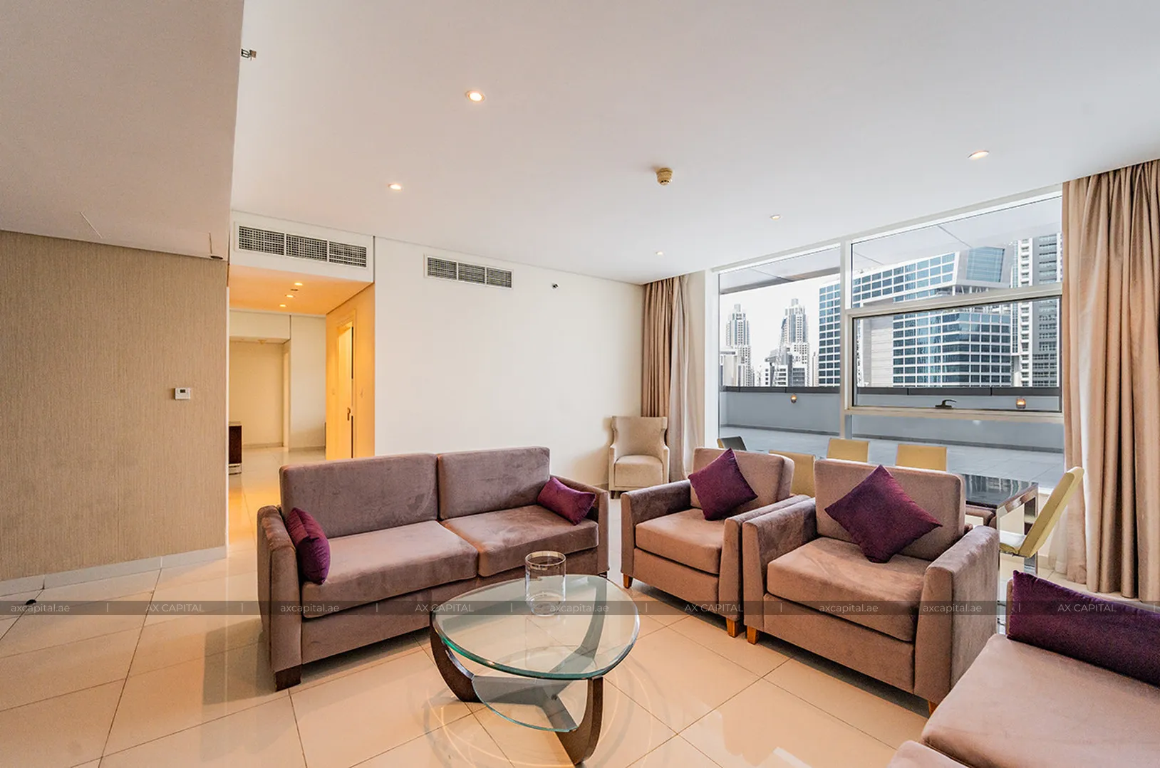 Квартира с 3 спальнями в Damac Maison Cour Jardin (The Cosmopolitan), Дубай, ОАЭ (axc-3991184) 2