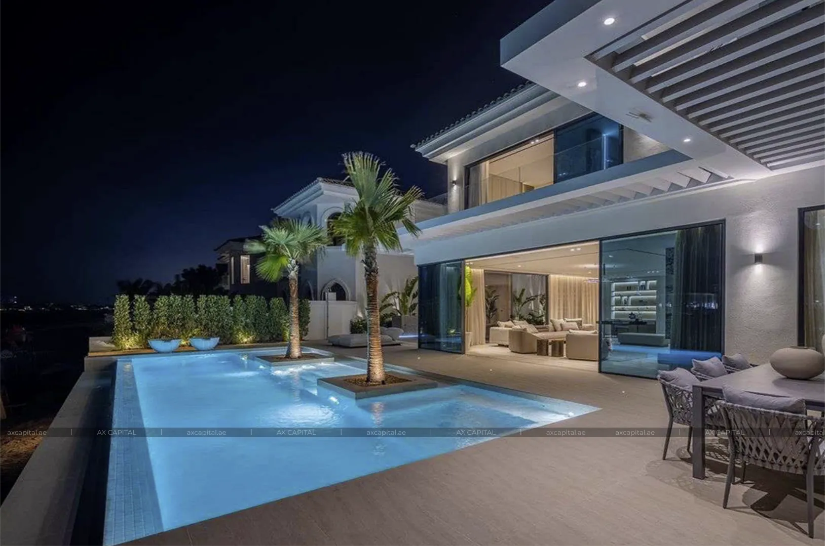 فيلا عدد غرف النوم فيها: 5، في Garden Homes Frond M, دبي, الإمارات العربية المتحدة (axc-3989633) 1